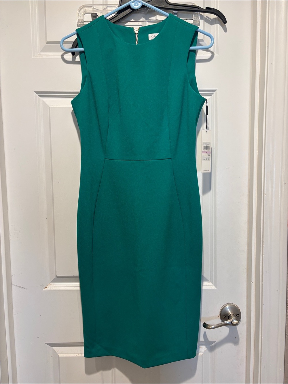 Calvin Klein Emerald Green Midi Dress